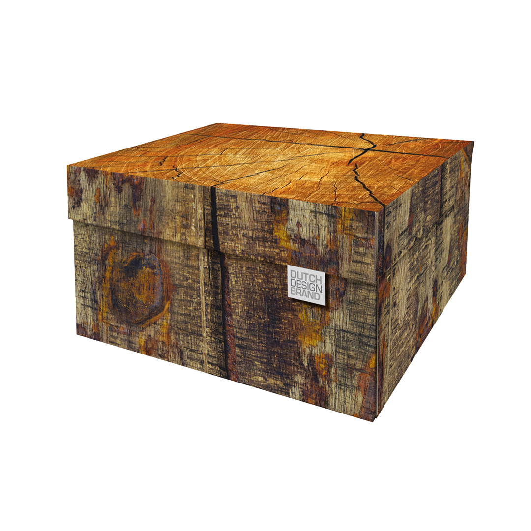 Tree Trunk Storage Box