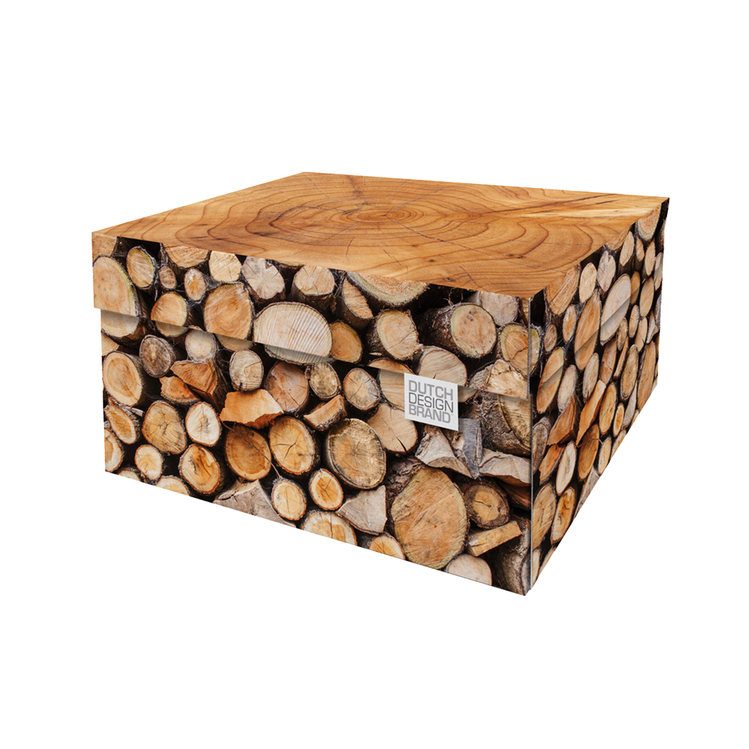 Wood Storage Box Kerst